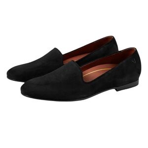 Vionic Willa Black Suede Velvet Flats, Size 10, Basic Closet Staple, Comfortable